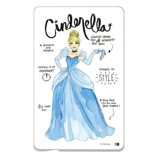 Cinderella IC-Karten Aufkleber Japan Disney Store