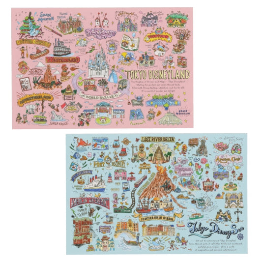 Zwei Postkarten Tokyo Disney Resort Japan Disney Store