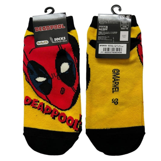 Deadpool Deep Face YE/BK - Socken Japan Disney Store