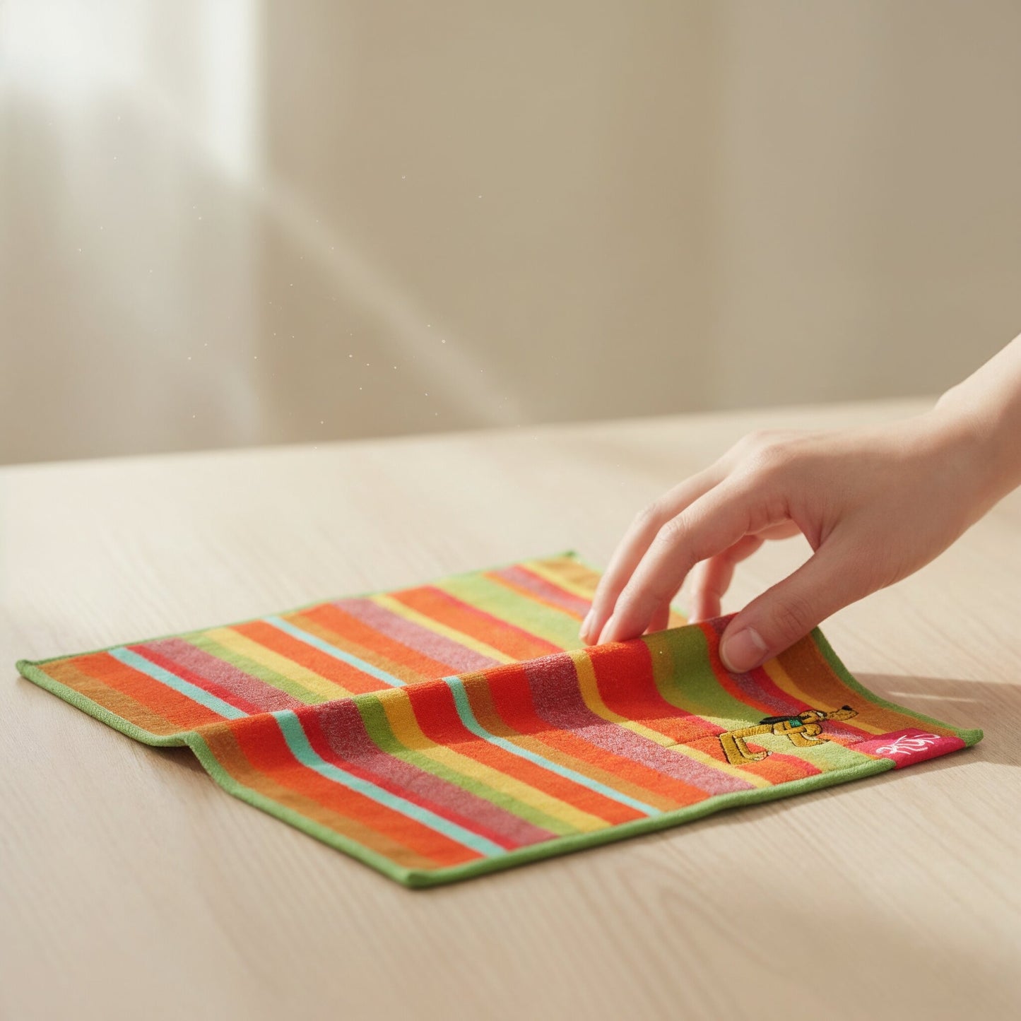 Pluto Mini Towel Orange Caution