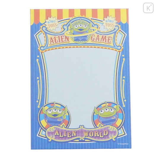 A6 Notepad Toy Story Little Green Men Alien Game Japan Disney Store