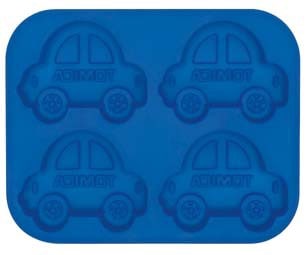 Tomica Silikon 3D-Kuchenform für Mini-Madeleines – 4er Auto-Backform für Kindergeburtstag, Weihnachten & Valentinstag