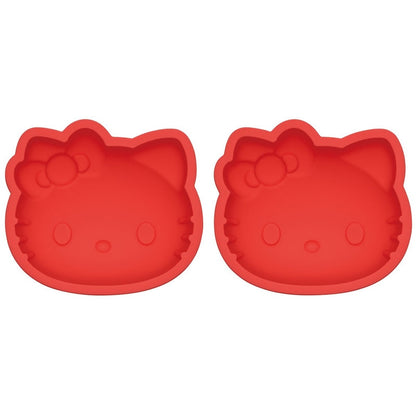 Hello Kitty Silikon-Kuchenform Set 2-teilig – Snack Time – Backform für Kuchen & Desserts