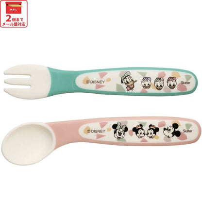 Micky & Freunde Retro Löffel & Gabel Besteckset für Babys