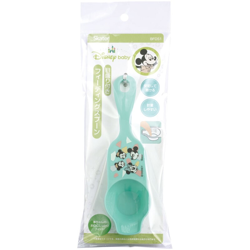 Mickey Mouse baby feeding spoon with measuring scale