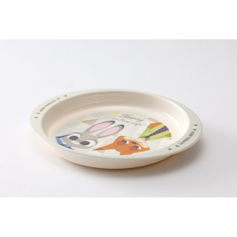 Zootopia Judy &amp; Nick Bamboo Melamine Children's Plate 350ml