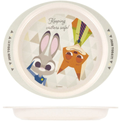 Zootopia Judy &amp; Nick Bamboo Melamine Children's Plate 350ml