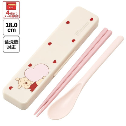 Winnie Puuh Besteckset Japanisches Lunchset mit Stäbchen & Löffel