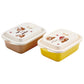 Chip and Dale storage boxes - set of 2 with lids, 500ml