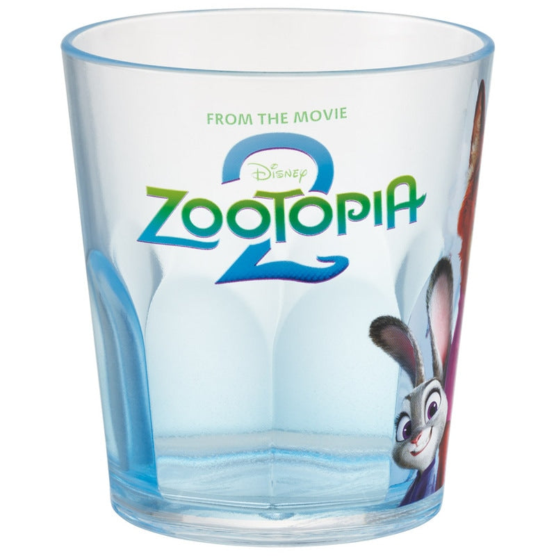 Zootopia 2 Kinder Acryl Becher 280 ml – Nick & Judy Trinkbecher, bruchfest, transparent