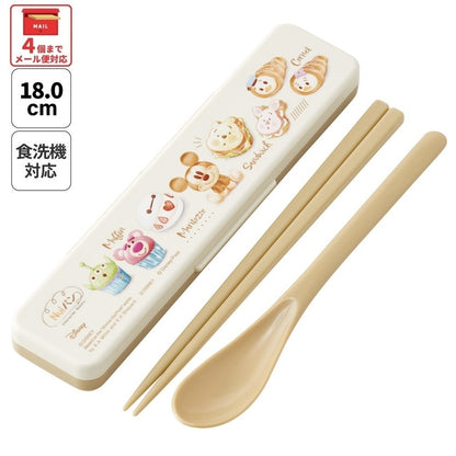 Cutlery set with chopsticks &amp; spoon