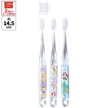 Children's Toothbrush Set - 3-Pack - Disney Princesses, soft, for primary teeth (3-5 years)