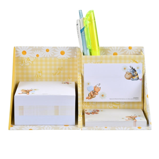 Puuh & Freunde Notizblock mit Haftnotizen und Stifthalter im Bienenkostüm Japan Disney Store