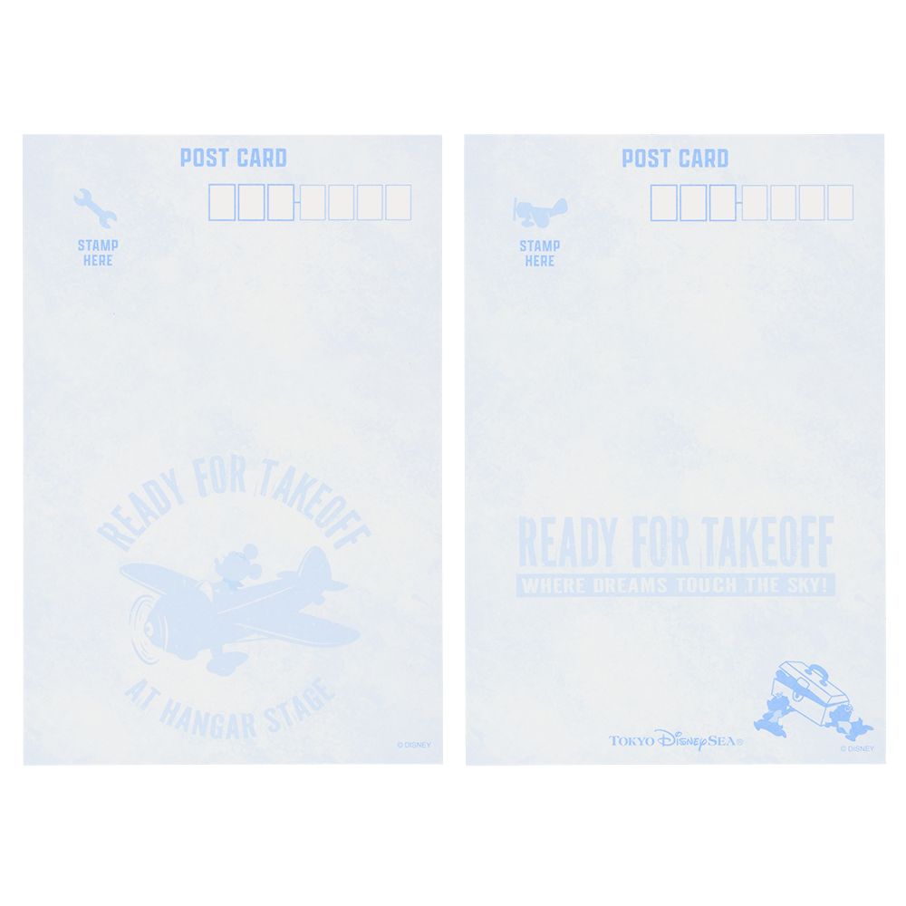 Postkartenset 2 Stück – Micky Maus und Freunde „Dreams Take Flight“ – Tokyo Disney Resort