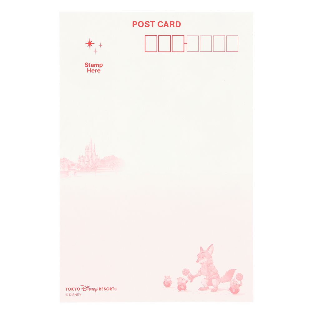 Postkarte Zootopia – Judy Hopps & Nick Wilde – Tokyo Disney Resort