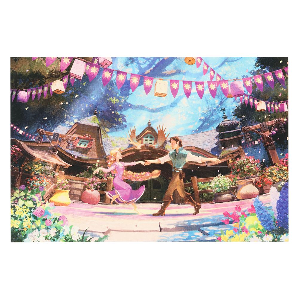 Postkarte Rapunzel – Disneys „Rapunzel – Neu verföhnt“ Motiv aus dem Turm