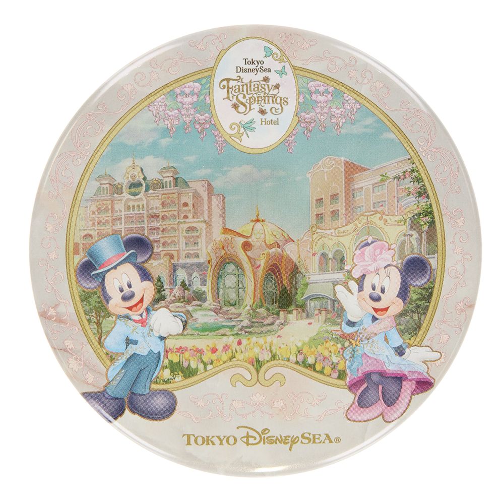 Button Badge Tokyo DisneySea Fantasy Springs Hotel – grosser 85 mm Fan-Button