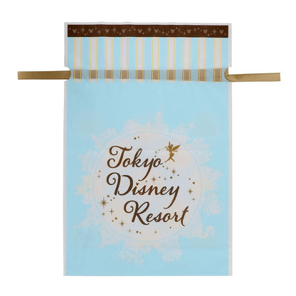 Geschenkbeutel M Disney Tinker Bell – blauer Geschenkbeutel mit Mickey-Muster