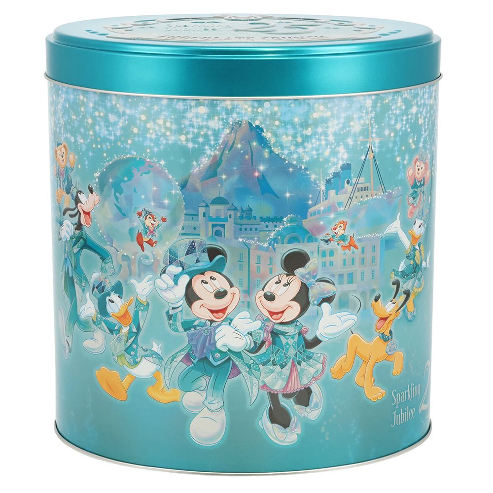 Micky Maus & Freunde – Schokoladen-Crunch in Sammeldose Tokyo DisneySea 25th Anniversary Sparkling Jubilee