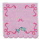 Blaue Vogel Mini-Handtuch mit Cinderella Schleifenrand Japan Disney Store