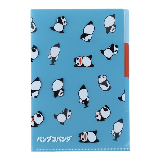 Transparente A5-Taschenmappe „Panda und kleiner Panda“ (Rollmappe) Studio Ghibli