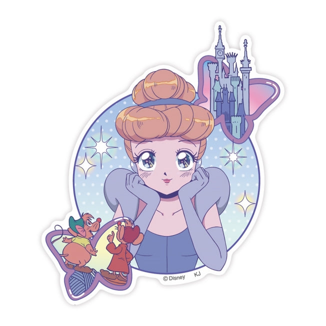 Cinderella Mini Deko Aufkleber Japan Disney Store