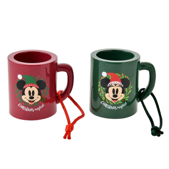 Mickey & Minnie Ornament Set Mug Disney Weihnachten 2024 Japan Disney Store