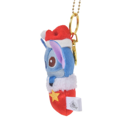Stitch Weihnachtssocke Schlüsselanhänger Japan Disney Store