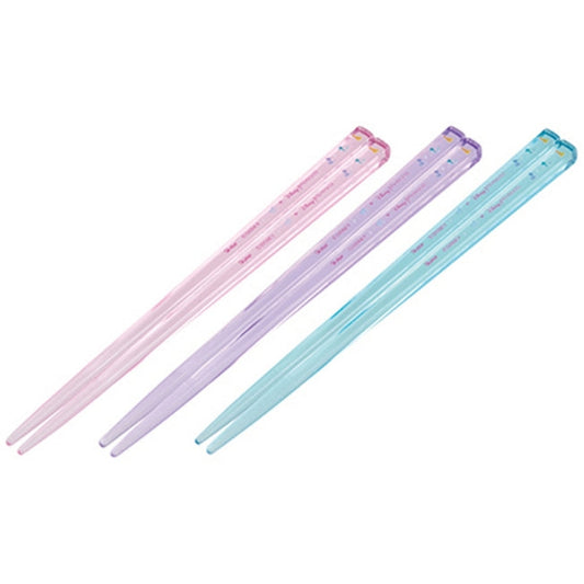 Disney Store - Acryl Clear Chopsticks 3er Set [16.5cm] Prinzessin Japan Disney Store