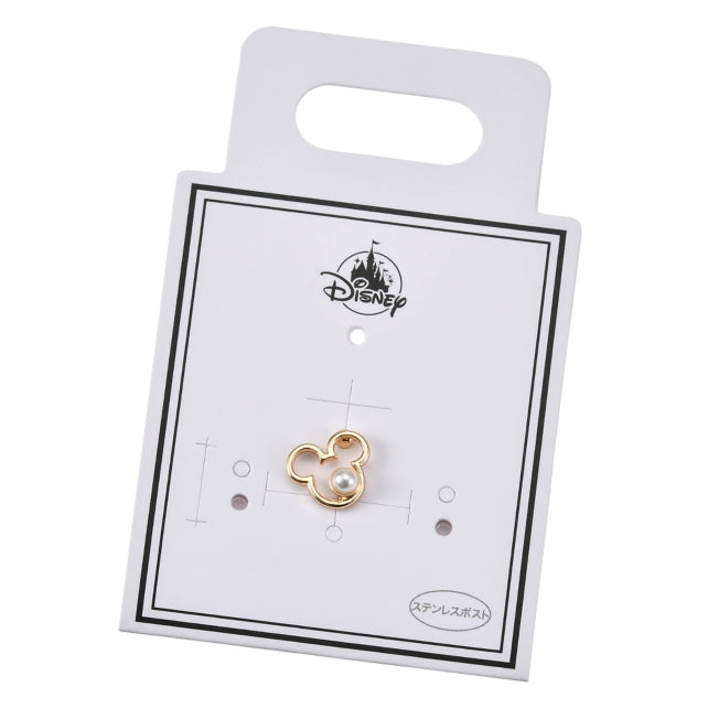 Mickey Ohrring (für ein Ohr) mit Ikone & Perle Japan Disney Store