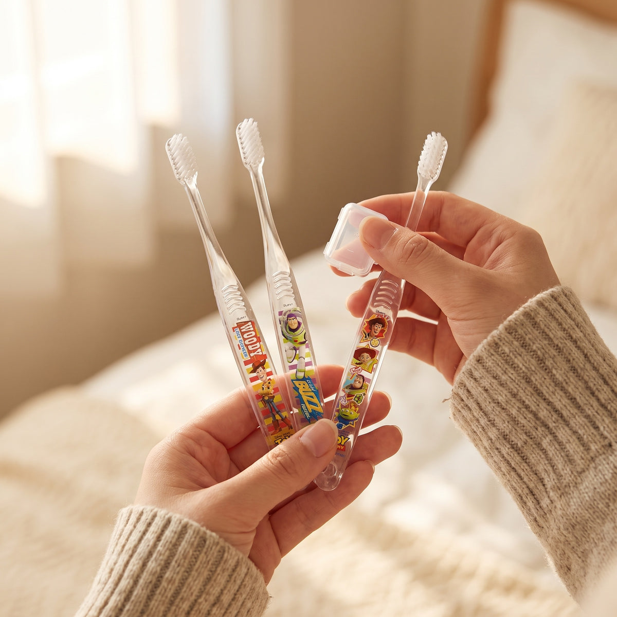 Toy Story Clear Zahnbürsten-Set 3 Stück – Hände