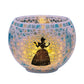 Cinderella Lampenschirm (transparente Teile) 80-teiliges Glasmosaik 7x10x10cm LED-Licht Japan Disney Store