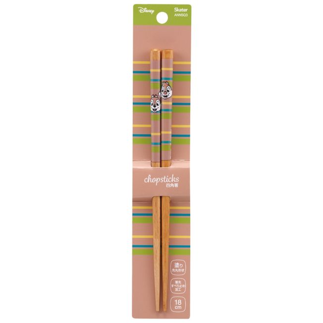 Disney Store - Skater Chip & Dale runde Eckstäbchen - Küchenaccessoire Japan Disney Store