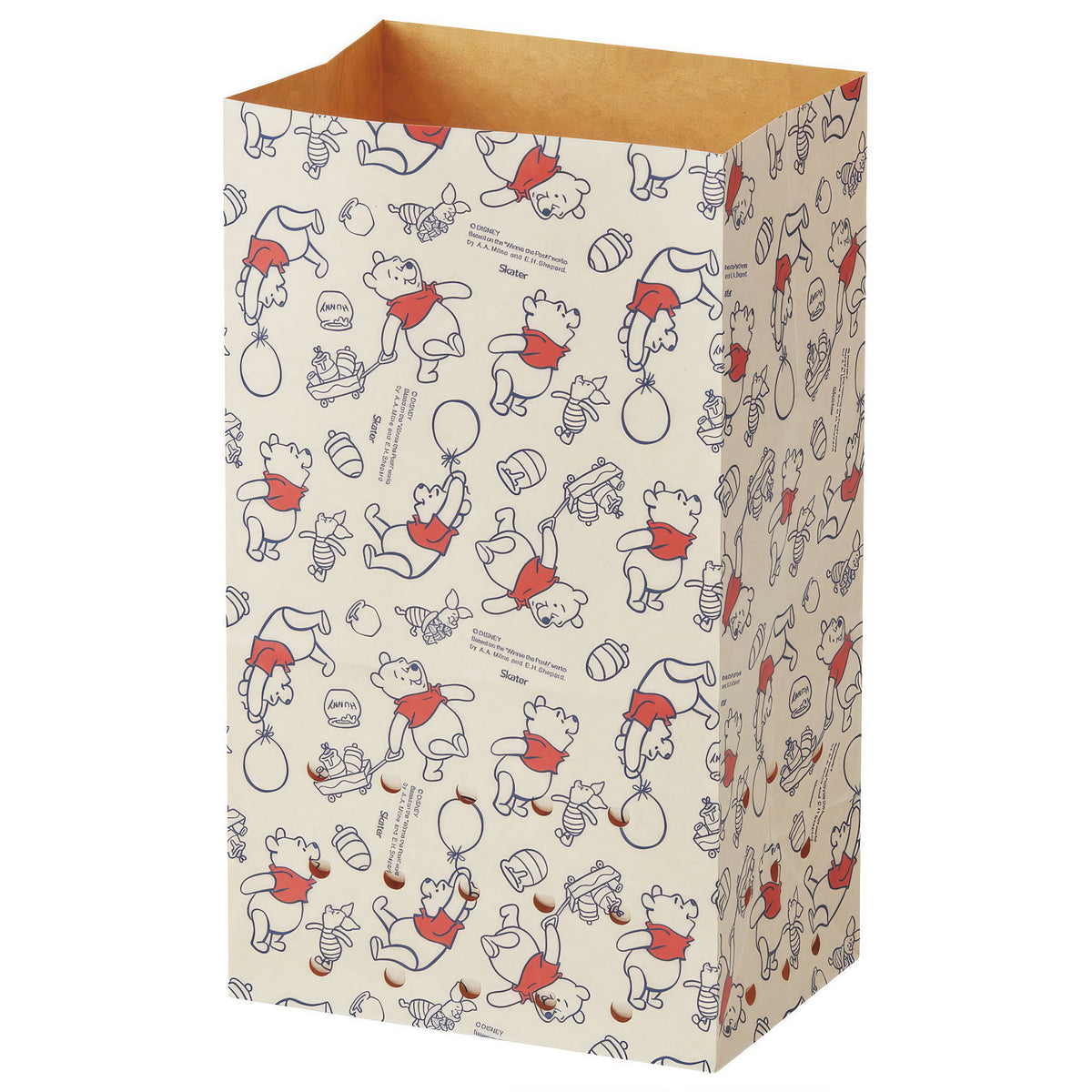 Winnie Puuh Papier-Abflussbeutel fuer Spuelbecken, 10 Stueck