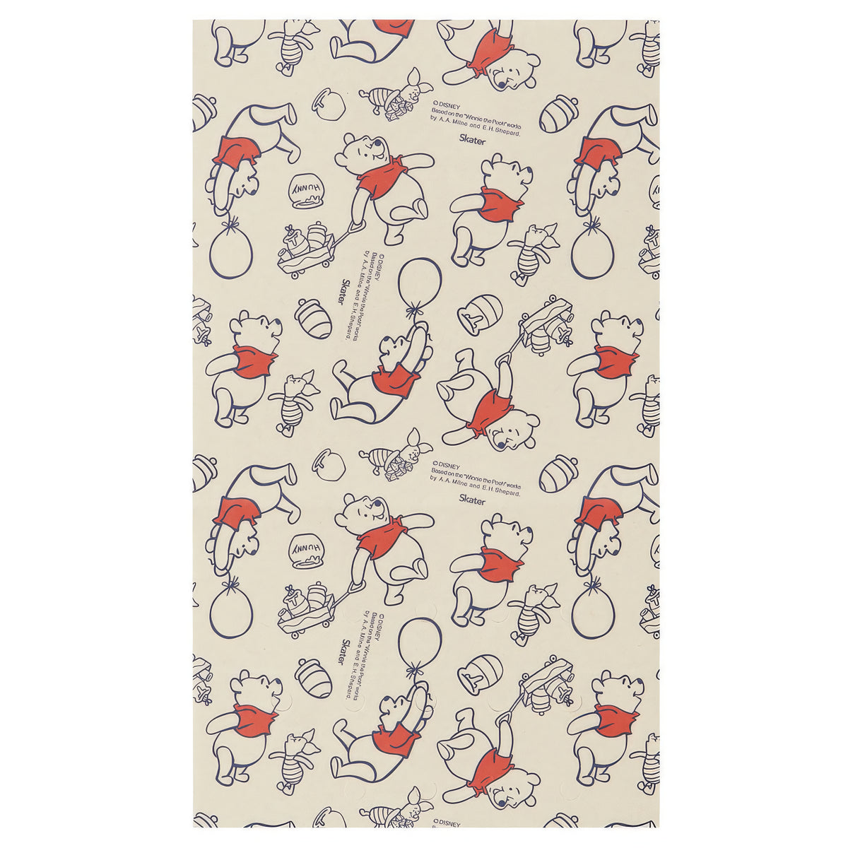 Winnie Puuh Papier-Abflussbeutel fuer Spuelbecken, 10 Stueck