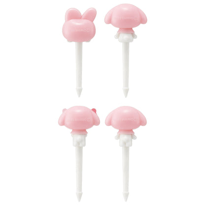 My Melody Lunch-Picks 4er-Set fuer Bento
