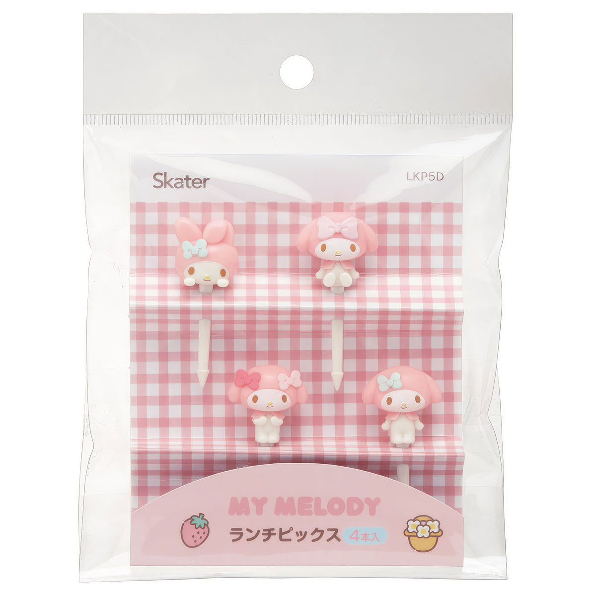 My Melody Lunch-Picks 4er-Set fuer Bento