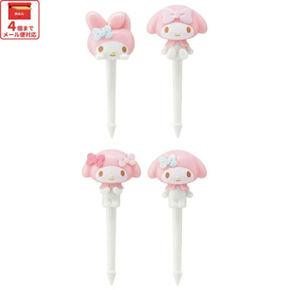 My Melody Lunch-Picks 4er-Set fuer Bento