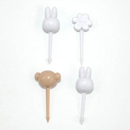 Miffy Lunch-Picks 4er-Set fuer Bento