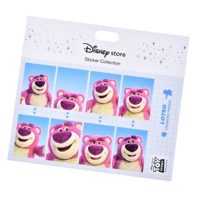 Lotso Siegel und Aufkleber im Passbildstil Japan Disney Store