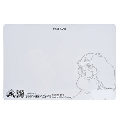 Lady und Tramp Meatball Spaghetti Lenticular - Postkarte Japan Disney Store