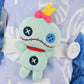 Stitch & Scrump Decke mit tropischem Muster und Plüschtier Japan Disney Store