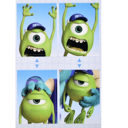Mike Fotoaufkleber Sticker Collection Japan Disney Store