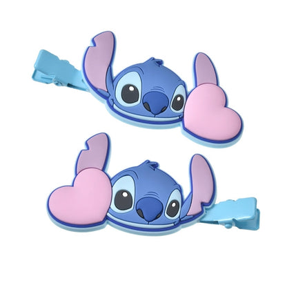 Stitch Haarspangen Set Farbclips Herz Japan Disney Store