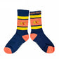 Disney Socken Winnie Puuh – Bunte Linien & Stickerei