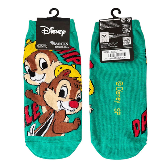 Disney Socken Chip & Chap – Beret-Design – Damen Grösse 23-25 cm