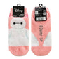 Disney Kuschelsocken Baymax Logo - Rosa Damen Grösse 23–25cm