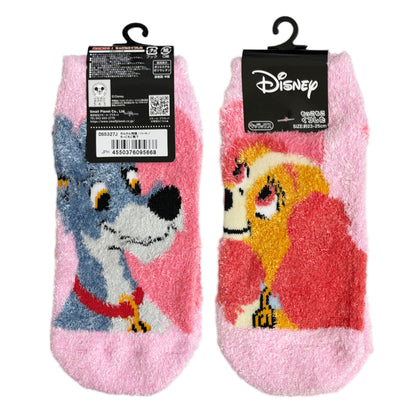 Disney Kuschelsocken Lady aus Susi & Strolch - Herzmotiv