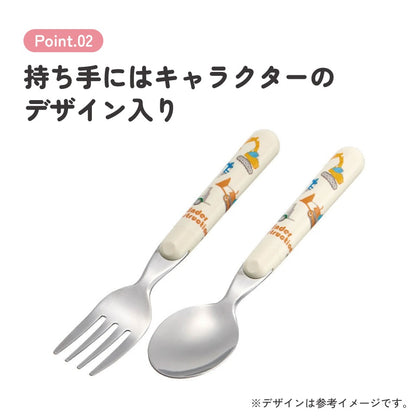 Kinder Besteck Set Auto-Motive – Löffel & Gabel, Spülmaschinenfest, Made in Japan – Hataraku Kuruma Design für Jungs