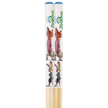 Essstäbchen Zootopia 2 – Bambus 21 cm, rutschfest, spülmaschinenfest, Kinder Essbesteck